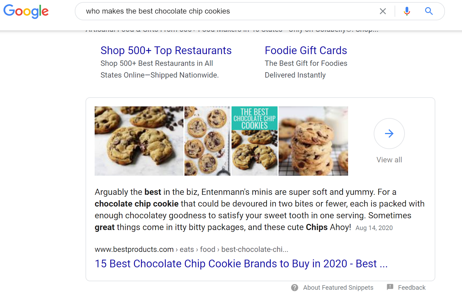 iSmart Communications Featured Snippet