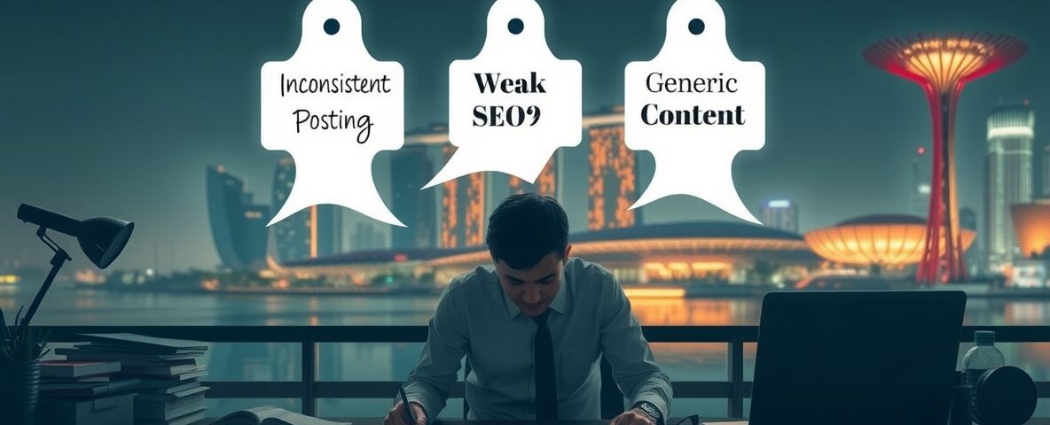 Top 3 Blogging Habits Holding Singapore Marketers Back