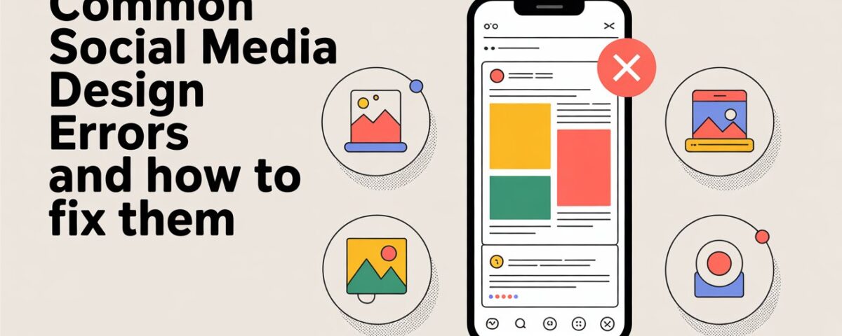 Common Social Media Design Errors and How to Fix Them
