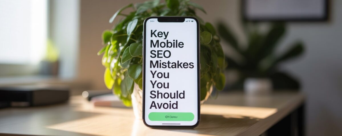 Key Mobile SEO Mistakes You Should Avoid