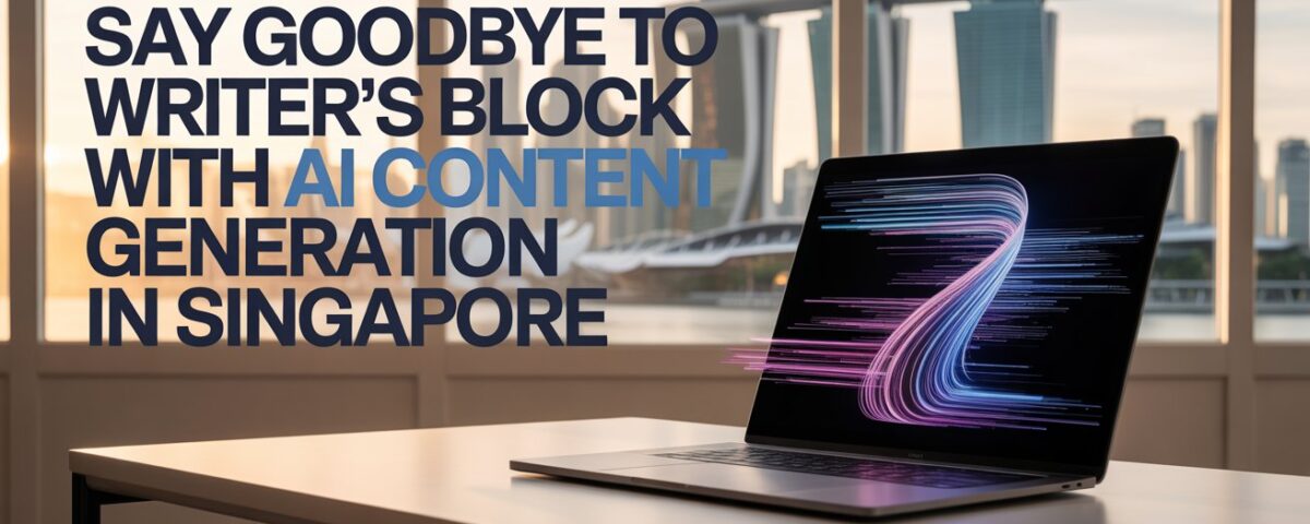 Say Goodbye to Writer’s Block with AI Content Generation in Singapore