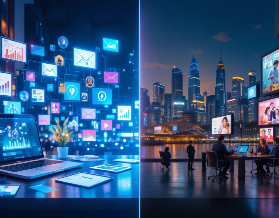 Digital Marketing vs. Traditional for B2B Lead Generation in Singapore