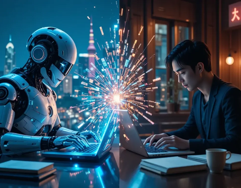 AI vs. Human Writers in Asia: Who Wins the Content Battle?