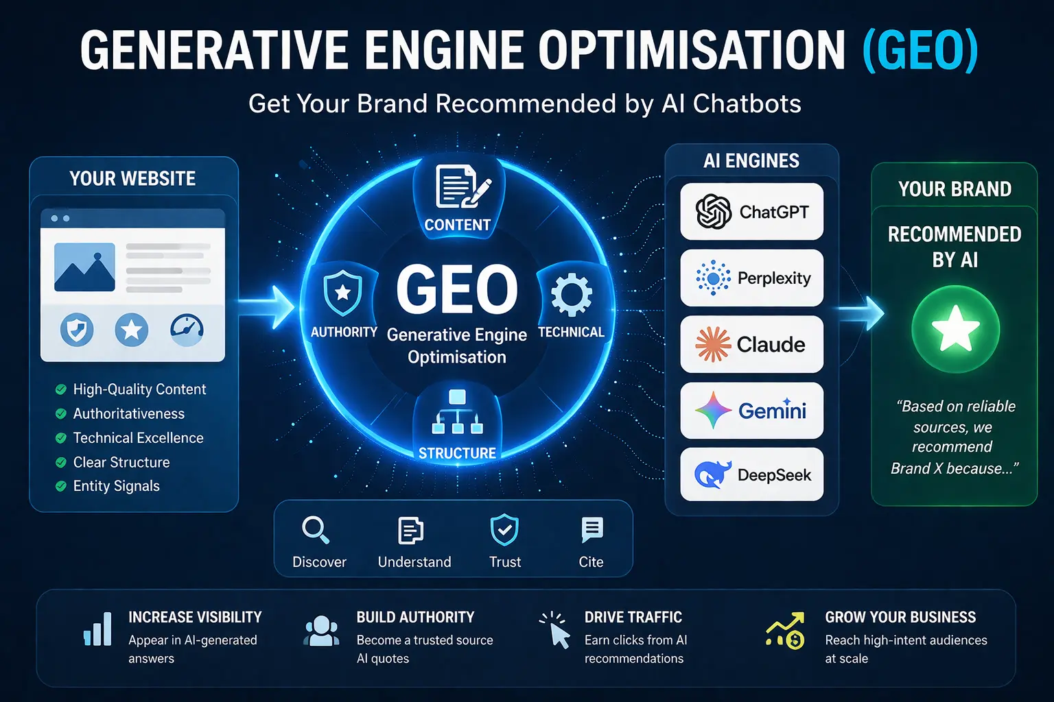 Generative Engine Optimisation (GEO)
