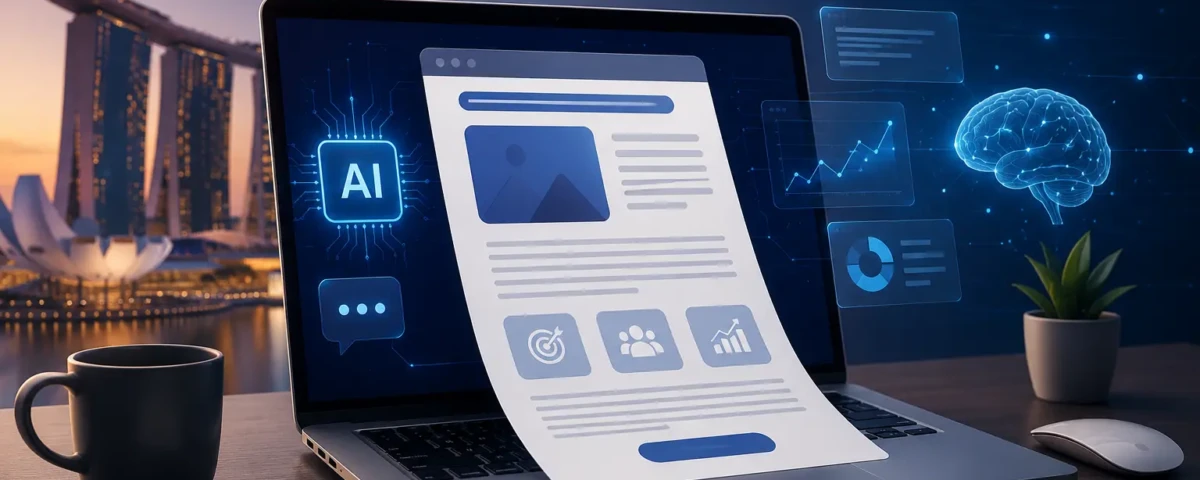 AI Content Generation Singapore: How to Create Better Landing Page Copy AI Content Generation Singapore: How to Create Better Landing Page Copy