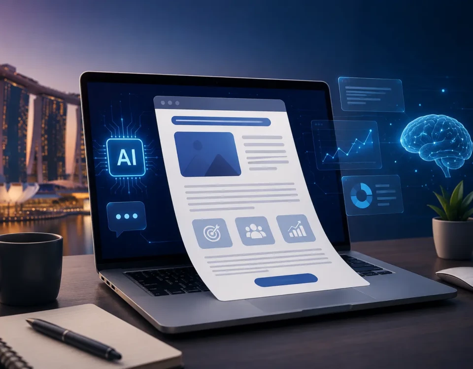 AI Content Generation Singapore: How to Create Better Landing Page Copy