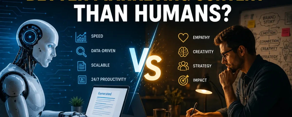 Can AI Really Write Better Marketing Content Than Humans? Can AI Really Write Better Marketing Content Than Humans?