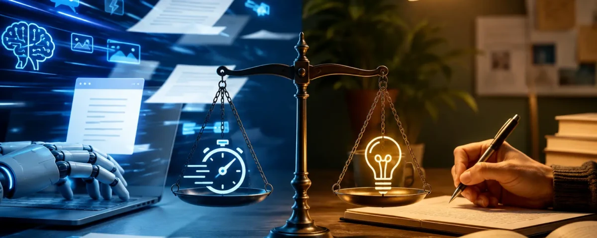 AI Content Creation: Faster Doesn’t Always Mean Better AI Content Creation: Faster Doesn’t Always Mean Better