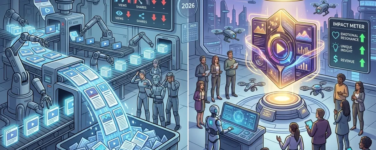 AI Content Creation in 2026: Why Producing More Content Is No Longer the Advantage