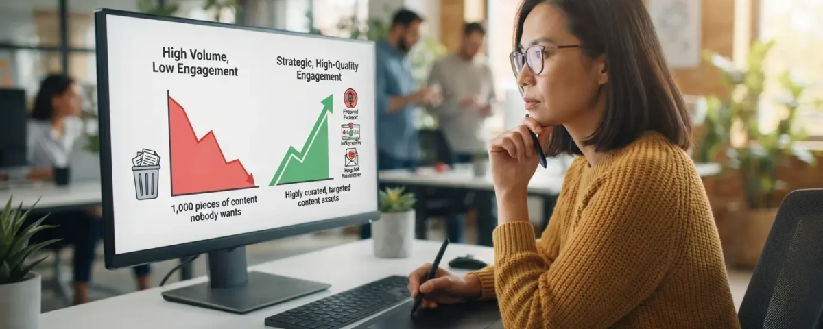 AI Content at Scale: How to Avoid Creating 1,000 Pieces of Content Nobody Wants AI Content at Scale: How to Avoid Creating 1,000 Pieces of Content Nobody Wants