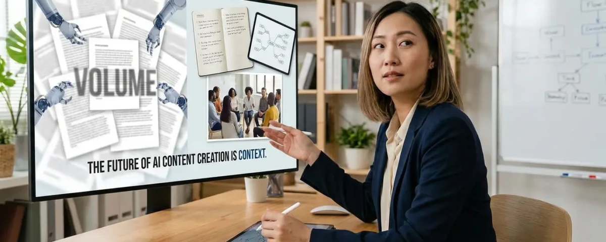 Why the Future of AI Content Creation Is Context, Not Volume