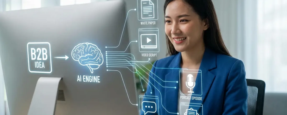How AI Can Turn One B2B Idea Into an Entire Content Ecosystem How AI Can Turn One B2B Idea Into an Entire Content Ecosystem