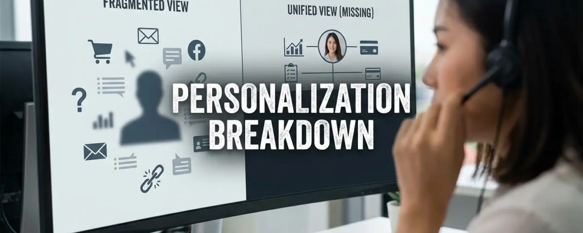 Why Marketing Personalization Breaks Down Without a Unified Customer View