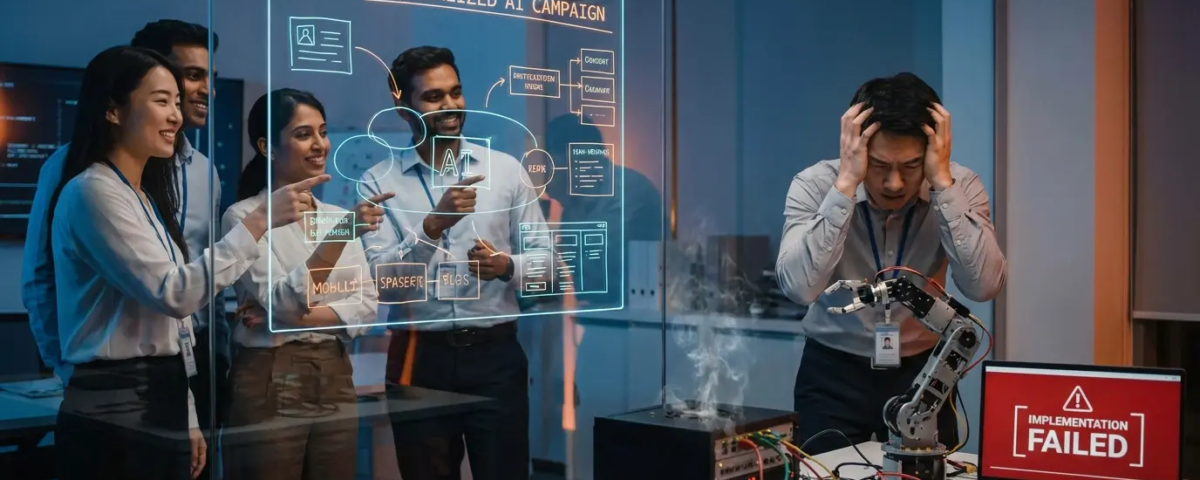 Why AI Marketing Projects Fail at Implementation, Not at the Idea Stage
